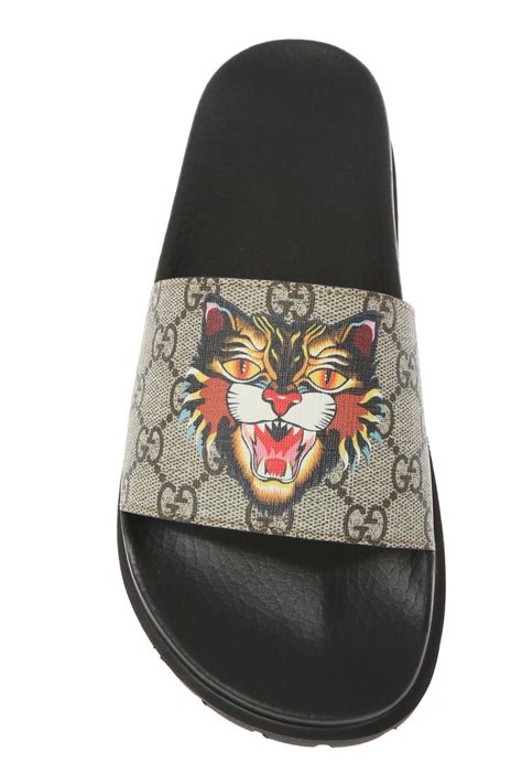 gucci tiger head slippers|Gucci slippers expensive.